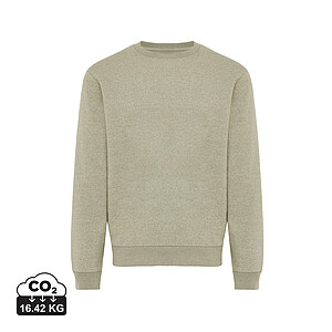 Unisex mikina Iqoniq Torla, velikost L, vojenská zelená světlá (khaki)