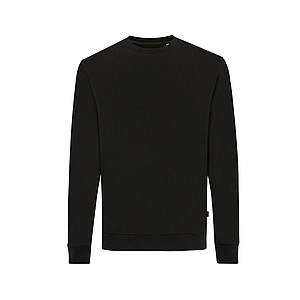 Unisex mikina Iqoniq Zion z recyklované bavlny, černá, L