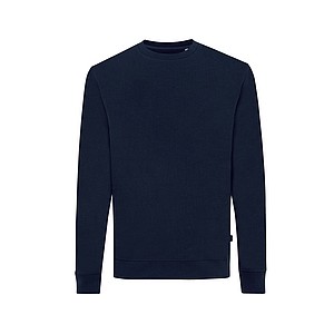 Unisex mikina Iqoniq Zion z recyklované bavlny, námořní modrá, L