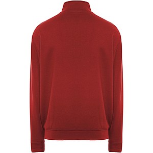 Unisex mikina na zip, ROLY ULAN, velikost M, červená