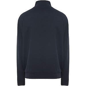 Unisex mikina na zip, ROLY ULAN, velikost M, námořní modrá