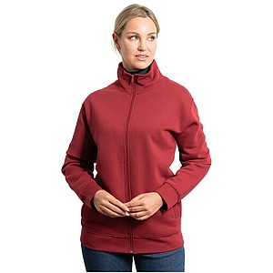 Unisex mikina na zip, ROLY ULAN, velikost M, šedá