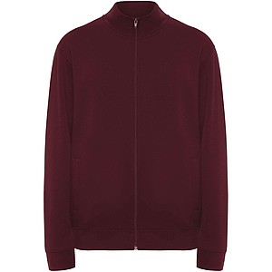 Unisex mikina na zip, ROLY ULAN, velikost M, vínová