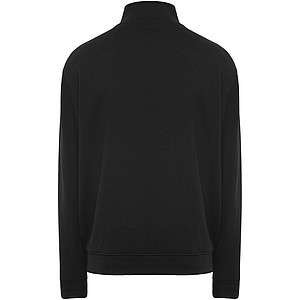 Unisex mikina na zip, ROLY ULAN, velikost S, černá