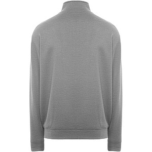 Unisex mikina na zip, ROLY ULAN, velikost S, šedá