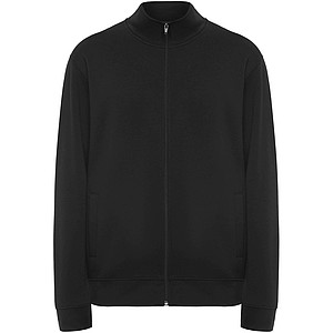 Unisex mikina na zip, ROLY ULAN, velikost XL, černá