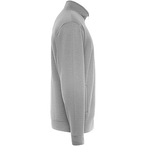 Unisex mikina na zip, ROLY ULAN, velikost XL, šedá
