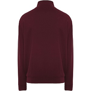 Unisex mikina na zip, ROLY ULAN, velikost XL, vínová