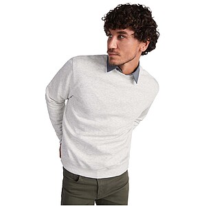 Unisex mikina Roly Clasica, velikost M, krémová bílá