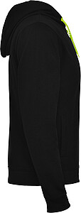 Unisex mikina ROLY FUJI, černá/žlutá, S