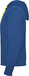 Unisex mikina ROLY FUJI, královská modrá/žlutá, L