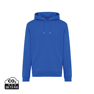 Unisex mikina s kapucí Iqoniq Joshua, velikost L, královská modrá