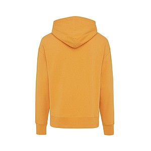 Unisex mikina s kapucí Iqoniq Yoho z recyklované bavlny, oranžová, XXS