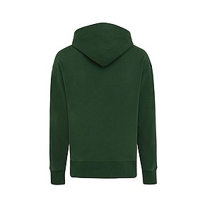 Unisex mikina s kapucí Iqoniq Yoho z recyklované bavlny, zelená, L