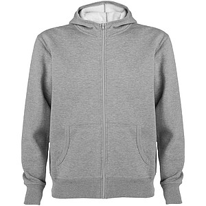 Unisex mikina s kapucí,ROLY MONTBLANC, světle šedý melír, vel. S