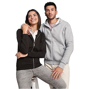 Unisex mikina s kapucí,ROLY MONTBLANC, tmavě zelená, vel. L