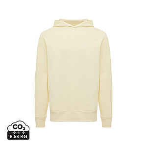 Unisex mikina s kapucňou a bočnými vreckami Iqoniq Yengo, jemne žltá, veľkosť XXL