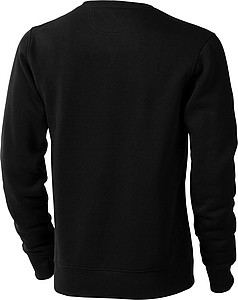 Unisex mikina s kulatým výstřihem Elevate Arora, velikost L, černá