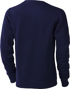 Unisex mikina s kulatým výstřihem Elevate Arora, velikost L, námořní modrá