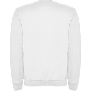 Unisex mikina s kulatým výstřihem, ROLY CLASICA, bílá, vel. M