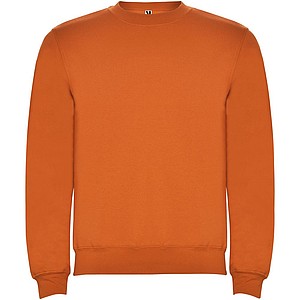 Unisex mikina s kulatým výstřihem, ROLY CLASICA, oranžová, vel. XS