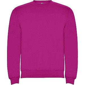 Unisex mikina s kulatým výstřihem, ROLY CLASICA, růžová, vel. XS
