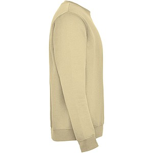 Unisex mikina s kulatým výstřihem, ROLY CLASICA, světle hnědá, vel. XL