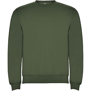 Unisex mikina s kulatým výstřihem, ROLY CLASICA, tmavá vojenská zelená, vel. L