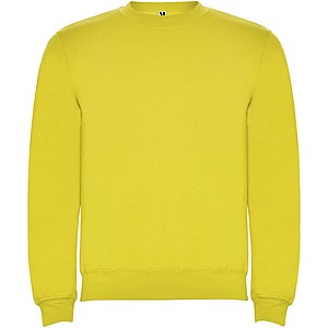 Unisex mikina s kulatým výstřihem, ROLY CLASICA, žlutá, vel. XS