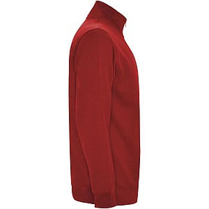 Unisex mikina se čtvrtkovým zipem, ROLY ANETO, červená, vel. 3XL