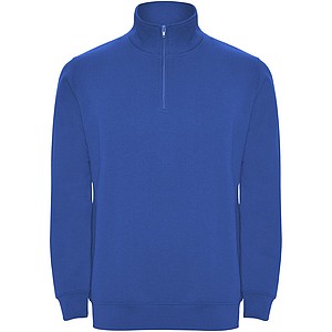 Unisex mikina se čtvrtkovým zipem, ROLY ANETO, královská modrá, vel. 3XL