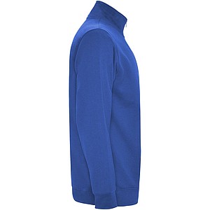 Unisex mikina se čtvrtkovým zipem, ROLY ANETO, královská modrá, vel. L