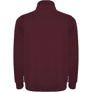 Unisex mikina se čtvrtkovým zipem, ROLY ANETO, purpurová, vel. S