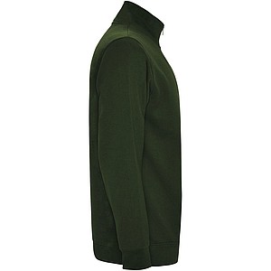 Unisex mikina se čtvrtkovým zipem, ROLY ANETO, zelená, vel. S