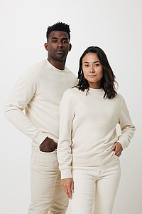 Unisex nebarvená mikina Iqoniq Denali z recyklované bavlny, béžová, M