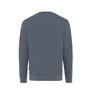 Unisex nebarvená mikina Iqoniq Denali z recyklované bavlny, námořní modrá, M