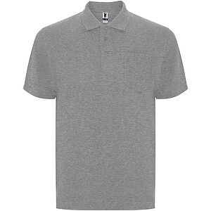 Unisex polokošile Roly Centauro Premium, velikost 3XL, šedý melír