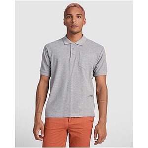 Unisex polokošile Roly Centauro Premium, velikost M, šedý melír