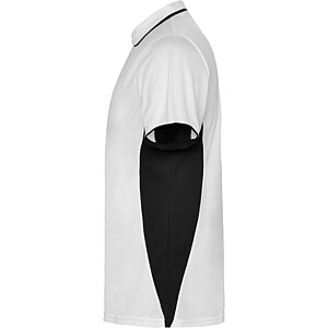 Unisex polokošile Roly Montmelo, bílá/černá, velikost L