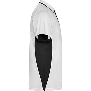 Unisex polokošile Roly Montmelo, bílá/černá, velikost L