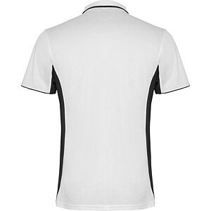Unisex polokošile Roly Montmelo, bílá/černá, velikost S