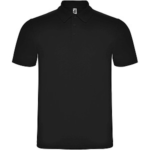Unisex polokošile s krátkým rukávem, ROLY AUSTRAL, černá, vel. L