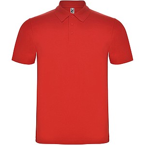 Unisex polokošile s krátkým rukávem, ROLY AUSTRAL, červená, vel. XL
