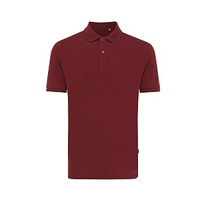 Unisex polotriko Iqoniq Yosemite z recyklované bavlny, vínová, XXS