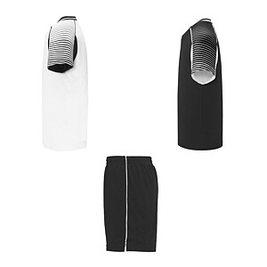 Unisex sada Roly Juve, bílá/černá, velikost S