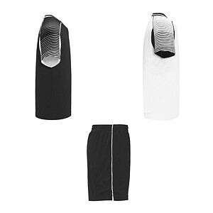 Unisex sada Roly Juve, bílá/černá, velikost XL