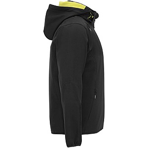 Unisex softshellová bunda, ROLY SIBERIA, čierna, vel. XS