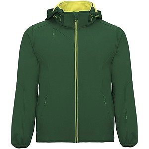 Unisex softshellová bunda, ROLY SIBERIA, tmavě zelená, vel. XS