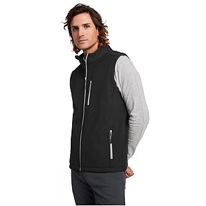 Unisex softshellová vesta, ROLY NEVADA, červená, vel. 2XL