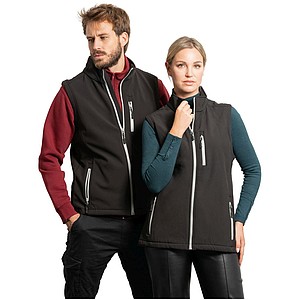 Unisex softshellová vesta, ROLY NEVADA, červená, vel. 2XL
